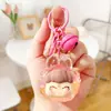 Cadena Creativa para Bolso Taza Colgante Cuentas de Colores Conejo Fantasía Acrílico Arena Movediza Aceite Muñeca Colgante Pequeño Creativo Niña Regalo Pequeño