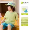 Conjunto de Ropa de Verano para Niños de Dudu: Pantalones Cortos de Manga Corta para Niños, Camiseta y Pantalones para Niñas, Tops Ligeros para Bebés