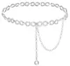 Corrente de Cintura de Metal Transfronteiriça para Mulheres, Corrente de Metal Vintage Boêmia Cinto de Cintura, Cinto de Decoração para Vestido Atacado