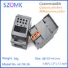Caja de control de interruptor de alimentación de riel Okom 88*55*44 Caja de control industrial PLC Caja de instrumentos AK-DR-06