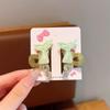 Pinza pequeña de cola de pez nueva que combina con todo, concha de color mágico, horquilla de sirena oceánica, niña dulce que combina con todo, horquilla lateral para cabello suelto