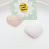 Venta Caliente Tela de Hilo de Color Caramelo de un Solo Lado, Parche de Estrella de 5 cm, Materiales de Decoración para Pasador de Pelo Infantil, Accesorios para el Cabello, Venta al por Mayor