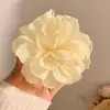 Presilha de Cabelo Flor de Renda Super Fada para Mulheres 2025 Novo Estilo Acessório de Cabelo de Alta Qualidade Presilha Grande de Tubarão para a Parte de Trás da Cabeça