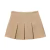 Nuevo Vestido de Mujer Primavera 2025 de Tres Colores con Pliegues de Cintura Alta Ajustado Ajustado Vestido con Pliegues