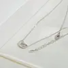 Diseño de Nicho Sentido Microincrustado Circonita Elegante Oro Incrustado Collar Femenino Estilo Coreano Moda Cadena para Clavícula Distintivo Todo-partido Cadena de Collar Tendencia