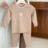 Ropa interior térmica de algodón de otoño para niños Ropa interior cálida para niños Suéter de algodón para niños Pequeños Ropa interior básica para bebé Conjunto para el hogar