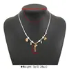 Zb0410 Colgante de Estrella de Mar y Concha de Acero Inoxidable para Playa de Verano, Color Dorado 14K Electrochapado, Cordón de Conservación de Color, Collar y Pulsera para Mujer