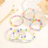 Moda Transfronteriza K-Pop Grupo de Chicas Cazadoras de Demonios Pulsera de Cuentas Coloridas Elástica Pulsera de Apoyo con Letras Kpop para Mujeres