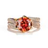 Anillo de Diamante Imitación Mosane Explosiones Transfronterizas Anillo de Mujer a Mozambique Joyería Anillo de Zirconia Anillo de Diamante Anillo de Boda Anillo de Pareja