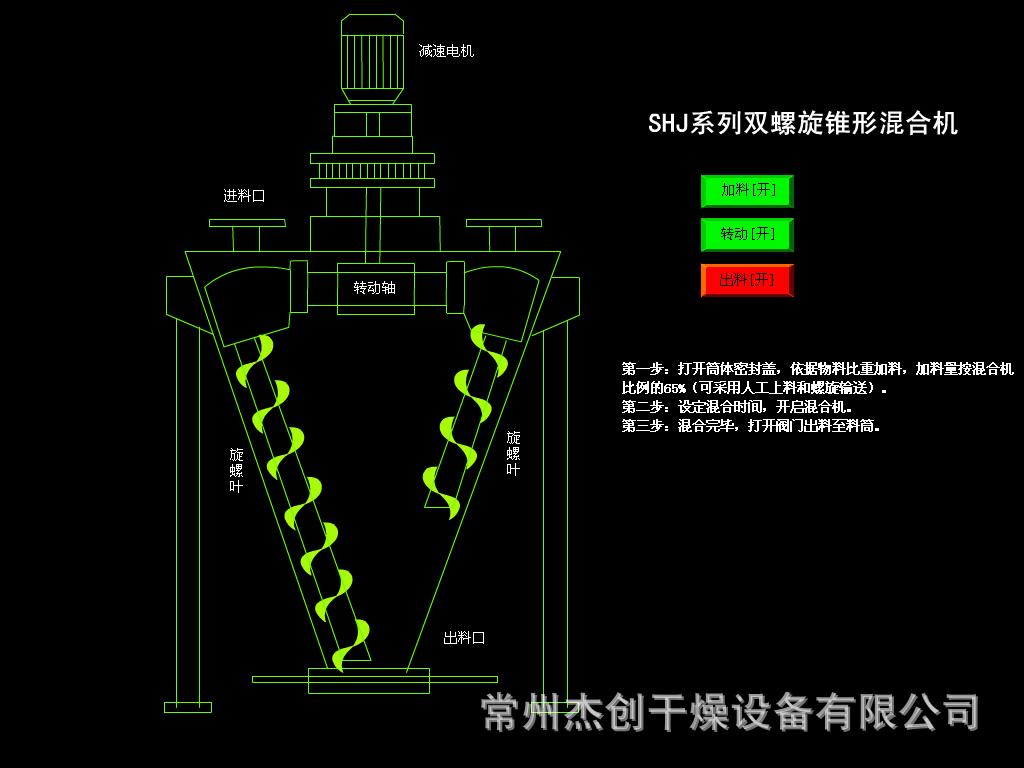 SHJ系列双螺旋锥形混合机