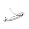 Grampo de mola de metal médio básico clássico de 6 cm, acessórios para cabelo de vestido antigo, acessórios semiacabados, 2 grampos de palavra curva