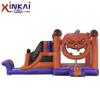 Castillo Inflable de Calabaza para Parque de Diversiones Familiar, Tobogán y Trampolín de Halloween, Combinación de Castillo Inflable Fiesta de Halloween