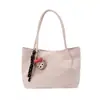 Bolso tote fresco de moda para mujer de este año, nuevo bolso de hombro plisado de color liso para otoño 2026, bolso de axila para ir al trabajo