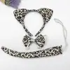 COS Diadema de Gato Negro Diadema de Orejas de Animal Diadema de Animal de Tres Piezas Día del Niño Navidad Diadema Gato
