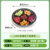 Caja Desechable para Fruta Transparente con Tapa Caja de Embalaje de Plástico Caja para Llevar Caja Gruesa con Compartimentos Caja para Fruta Cortada y Ensalada