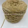 Hilo plateado banda hueca color caqui brillo fino hilo para bolsa de ganchillo Poliéster mezclado con hilos dorados y plateados Hilo para posavasos de muñeca tejido a mano