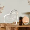 Suporte Acrílico Personalizado Transfronteiriço em Formato de Coração Ornamento Dia dos Namorados Dia das Mães Presente Decoração de Mesa Transparente Amor