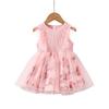 Ropa para niños, Vestidos para niñas, Vestidos de verano, Flores bordadas frescas, Vestidos de princesa a la moda, Faldas de tul para bebés