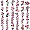 50 Piezas de Pegatinas de Dibujos Animados de Mickey y Minnie, Lindas Pegatinas Impermeables de Mickey Mouse para Maletas, Cuadernos, Refrigeradores, Pegatinas para Niños