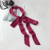 Menina de Fita versão coreana de decoração profissional fita rosa fina estreita lenço pequeno longo simples cor sólida cinto atacado