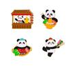 Lembrança de Viagem Sichuan Chengdu Chongqing Criativa Panela Quente Fofa Tendência Nacional Panda Gigante Ímã de Geladeira Adesivo Magnético