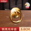 Puxador Anel de Puxar em Cobre Puro Estilo Antigo Chinês Furo Único Simples Puxador de Cobre Porta de Armário Gaveta de Armário Anel de Puxar Todo em Cobre Puxador Retrô