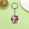 Llavero creativo de la serie Hello Kitty de AliExpress. Pequeño regalo. Llavero de coche de moda.