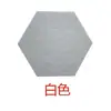 Tablero Hexagonal de Fieltro de Colores Tablero Absorbente de Sonido de Fibra de Poliéster Tablero de Mensajes de Fieltro Especial para Jardín de Infantes Forma Decorativa Pared de Fondo