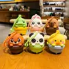 Chaveiro Pingente Criativo de Animal Pequeno Squishy Pistola de Água Desenho Animado Fofo Panda Coelho Brinquedo Decoração de Mochila de Estudante