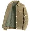 Nueva Chaqueta de Otoño para Hombre de Ante de Alta Calidad con Cuadros Moda Casual de Negocios Chaqueta Suave y Amigable con la Piel