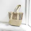 Bolso de Paja para Vacaciones en la Playa Bolso Tejido Nuevo 2025 para Mujer Bolso de Hombro para el Trabajo Bolso Tote de Gran Capacidad