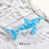 Yhj Acessórios de Cabelo Novo Presilha de Garra de Acetato Criativa Animal Marinho Clipe de Tubarão para Parte de Trás da Cabeça Grande Grampo de Cabelo Garra de Cabelo