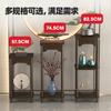 Estante de Flores Prateleira Varanda Madeira Maciça Multi-Camadas Piso Suporte para Plantas Suculentas Plantas Verdes Sala de Estar Estilo Chinês Estante de Flores