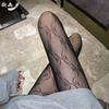 Medias de Pintura de Deseo Otoño Delgadas para Mujer Comprimidas Sexy de Una Pieza Lunares Seda Negra Anti-Desgarro Talla Grande Blancas Medias Desgarradas a Mano
