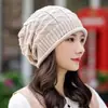 Bufanda Caliente Venta Directa de Fábrica Estilo Coreano Color Sólido para Mujer Otoño e Invierno 2025 Nueva Bufanda de Lana Tejida