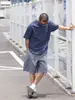 TRS Japonês Tendência Workwear 26SS Fio Duplo Lona Pérola B01 Lenhador Calça de Cinco Pontos Shorts Workwear Lavados e Desgastados Masculino