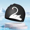 Nuevo en stock gorro de natación para adulto universal protección de orejas ampliada gorro de silicona impermeable unisex gorro de natación venta directa de fábrica