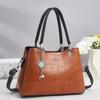 Bolsos para Mujer, de Alta Gama, Bolsos Tote Retro Europeos y Americanos de Gran Capacidad, Bolsos de Hombro Portátiles para el Día a Día