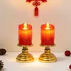 Velas Electrónicas LED Simuladas, Suministro Transfronterizo para Lámparas de Buda, Alimentadas por Batería, Populares en Medio Oriente, Luces de Vela Parpadeantes al por Mayor