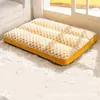 Cama para perro a rayas cálida de otoño e invierno transfronteriza, adecuada para perros medianos a grandes, con diseño extraíble y lavable, también adecuada para gatos
