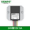 Reductor de voltaje de 24 V a 12 V CC, módulo reductor de potencia regulada de 15-40 V a 12 V para monitoreo de vehículos