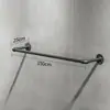 Estante de exhibición de ropa para tienda de ropa colgante de pared lateral colgante hierro estilo simple colgante de pared estante de exhibición de ropa para mujer combinación