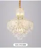 [Transfronterizo] Lámpara de Techo de Cristal Estilo Francés para Salón de Techos Altos Iluminación de Lujo Nueva Lámparas de Techo Lámpara Colgante para Sala de Estar