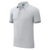 Partículas de hielo 185g Camiseta de manga corta tipo polo doblemente mercerizada perla ropa de trabajo camisa cultural SD21003