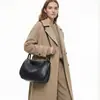 Nuevo Modelo Primavera 2026 Bolso TOGO de Cuero de Vaca de Capa Superior Tipo Silla de Montar para Mujer, Bolso Cruzado para Hombro, Gran Capacidad, Estilo Relajado para Viajes Diarios