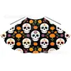 Capa de Calavera del Día de Muertos Mexicana Hecha a Medida de Fábrica Accesorio de Disfraz de Performance Infantil Chal Estampado