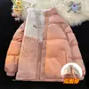 Venta al por mayor transfronteriza 2024 nueva chaqueta de algodón de doble cara para invierno para hombres y mujeres, cuello alto, reversible, una pieza envío directo