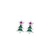 Brincos de Prata 925 com Tema de Natal Semanais Luxo Acessível Alto Bom Gosto Brincos de Sino Amor Meias Doces Ins
