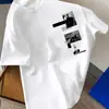 Camiseta Casual Esportiva Versátil de Manga Curta com Estampa de Cachorro e Letras Masculina Cross-Border Aliexpress Seleção Xiangpanming