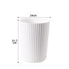 Lata de lixo Home Quarto Internet Comemorativo Banheiro de cabeceira Cozinha sem cobertura Avançado Criativo Simples Grande Engrossado Preto e Branco